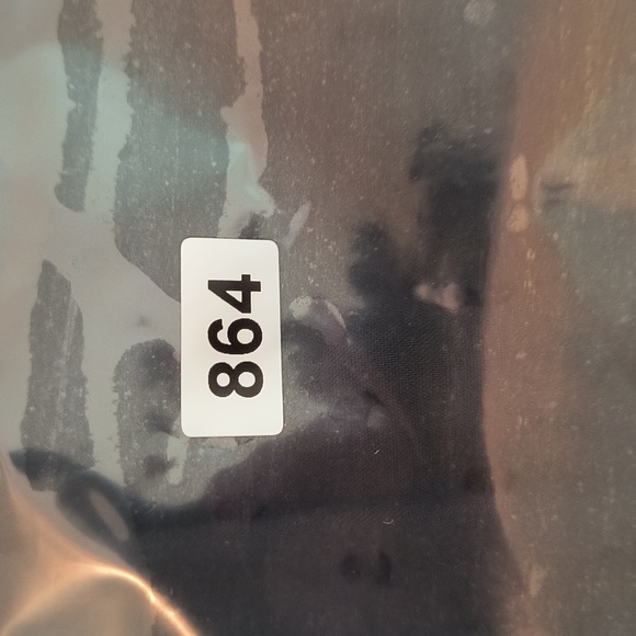 Blue Rain Black swiss dot Peplum hem long sleeve boho top size M - Picture 11 of 11